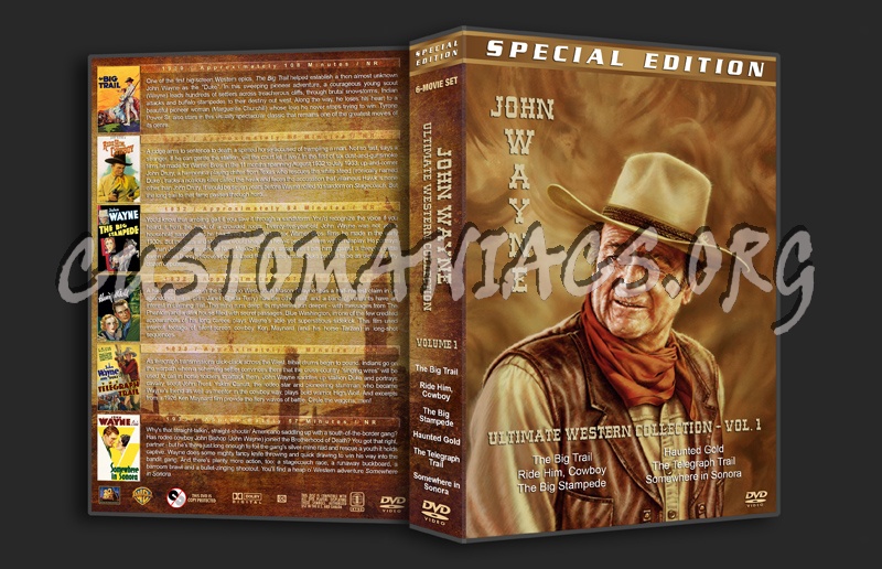 John Wayne Ultimate Western Collection - Volume 1 (1930-1933) dvd cover