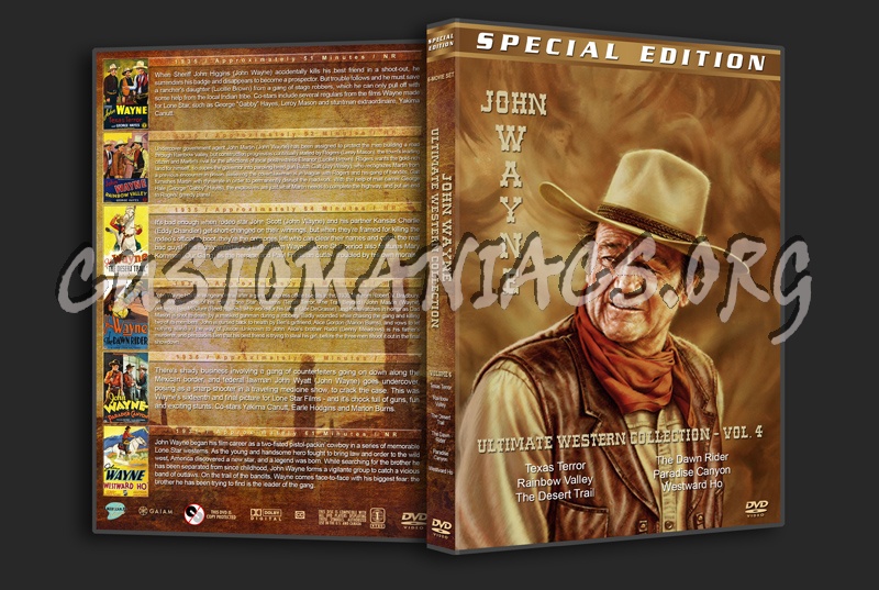 John Wayne Ultimate Western Collection - Volume 4 (1935) dvd cover