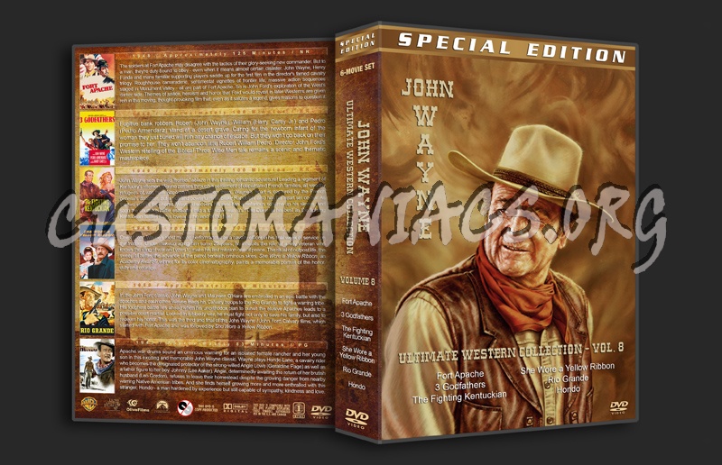 John Wayne Ultimate Western Collection - Volume 8 (1948-1953) dvd cover