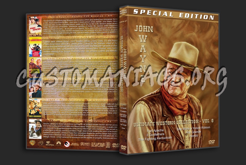 John Wayne Ultimate Western Collection - Volume 8 (1948-1953) dvd cover