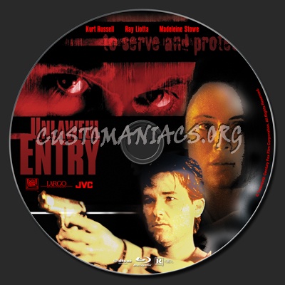 Unlawful Entry (1992) blu-ray label