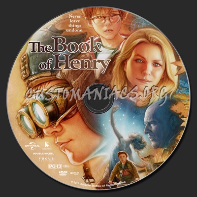 The Book Of Henry dvd label