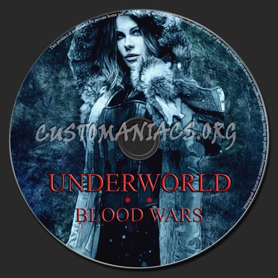 Underworld Blood Wars blu-ray label
