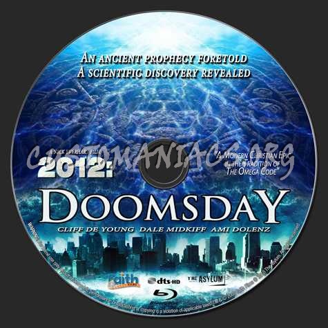 2012 Doomsday blu-ray label