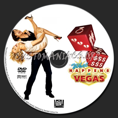 What Happens In Vegas dvd label