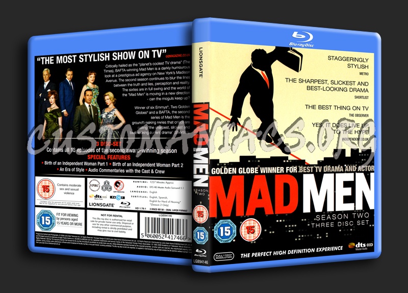 Mad Men Season 2 blu-ray cover