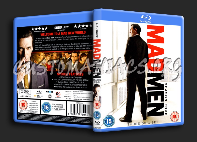 Mad Men Season 4 blu-ray cover