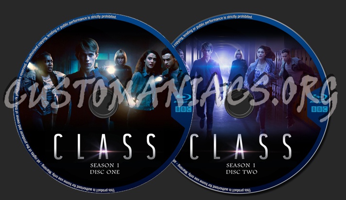 Class - Season 1 blu-ray label