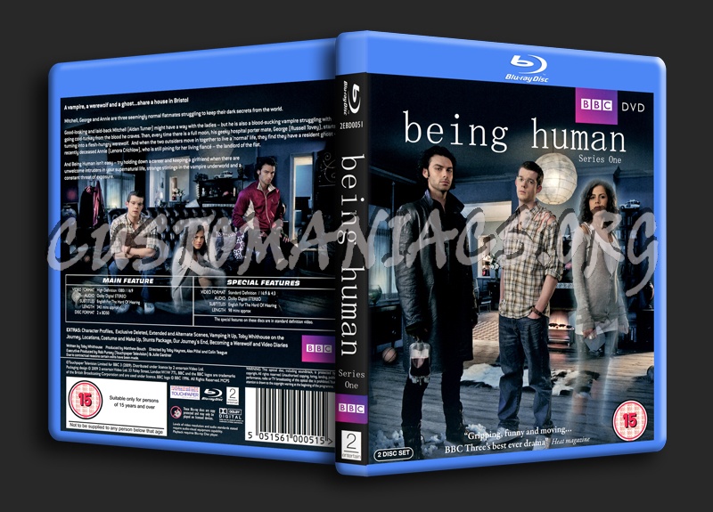 Being Human Series 1 blu-ray cover