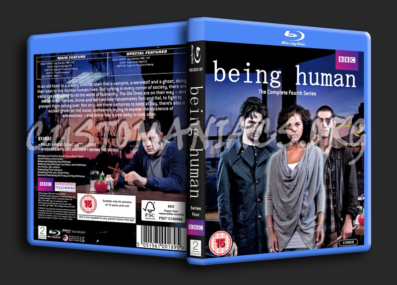 Being Human Series 4 blu-ray cover