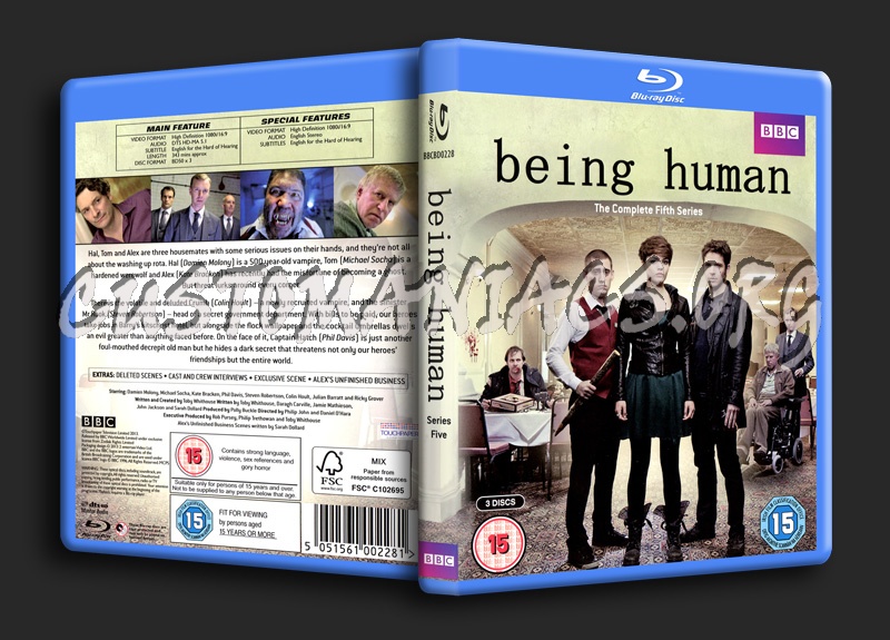 Being Human Series 5 blu-ray cover