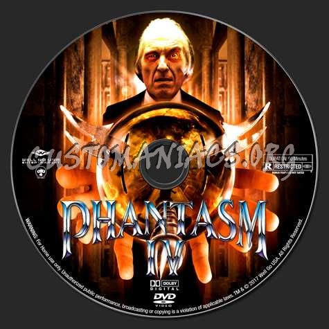 Phantasm Remastered IV dvd label