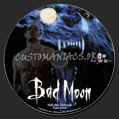 Bad Moon (1996) dvd label