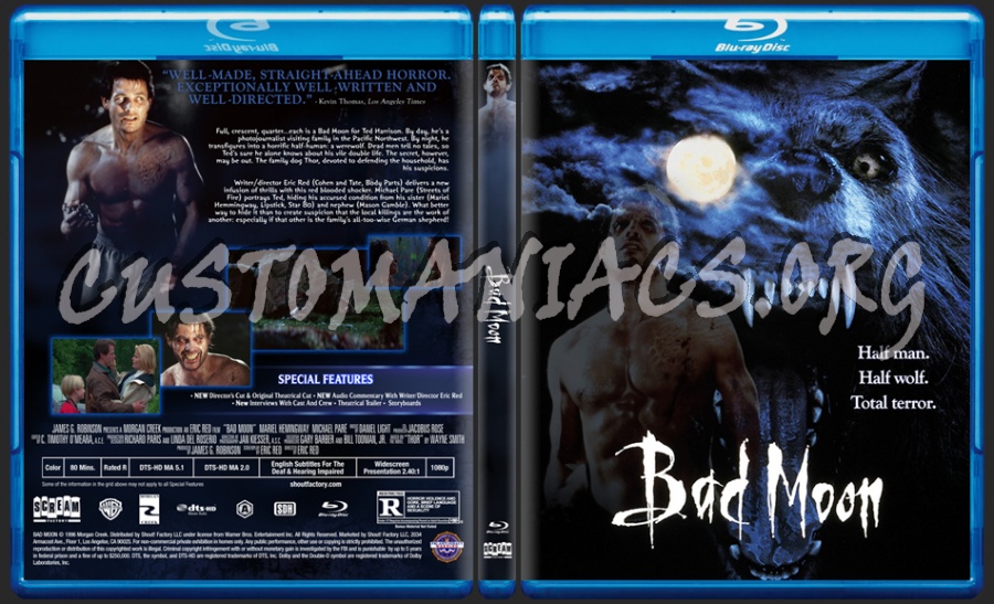 Bad Moon (1996) dvd cover