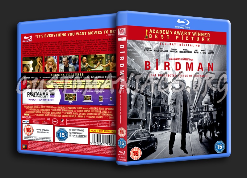 Birdman blu-ray cover