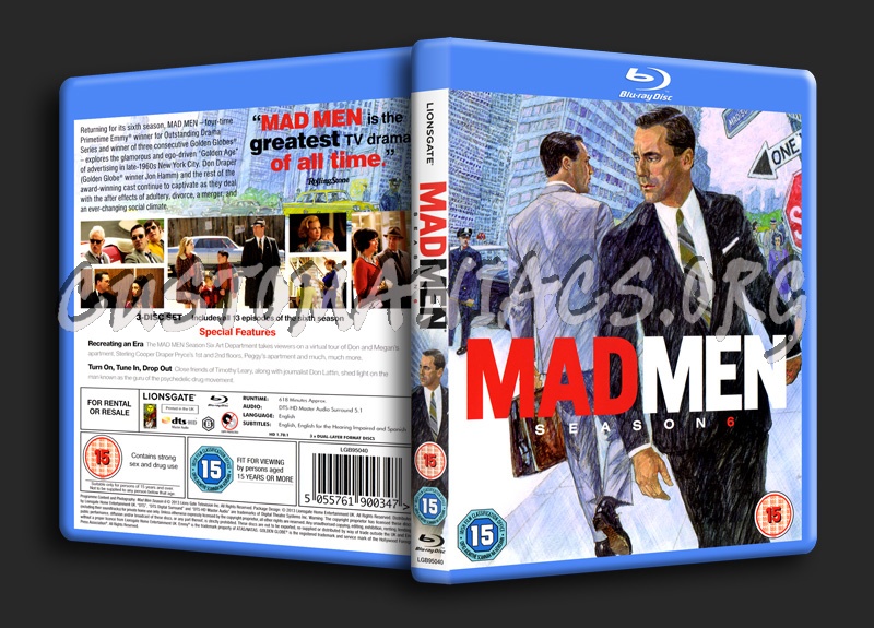 Mad Men Season 6 blu-ray cover