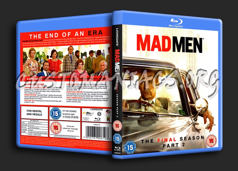 Mad Men Season 7 Part 2 blu-ray cover
