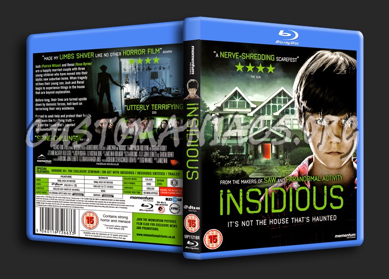 Insidious blu-ray cover