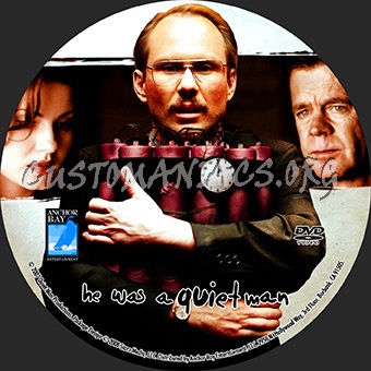 He Was A Quiet Man dvd label