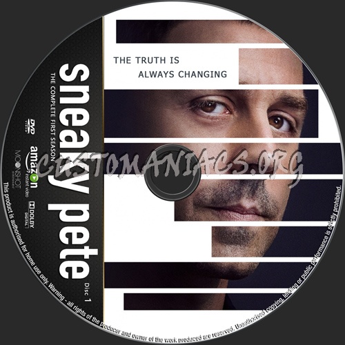 Sneaky Pete Season 1 dvd label