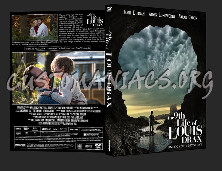 The 9th Life of Louis Drax (2016) dvd cover