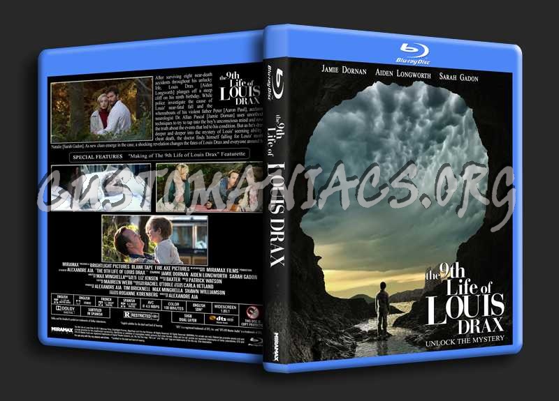 The 9th Life of Louis Drax (2016) blu-ray cover