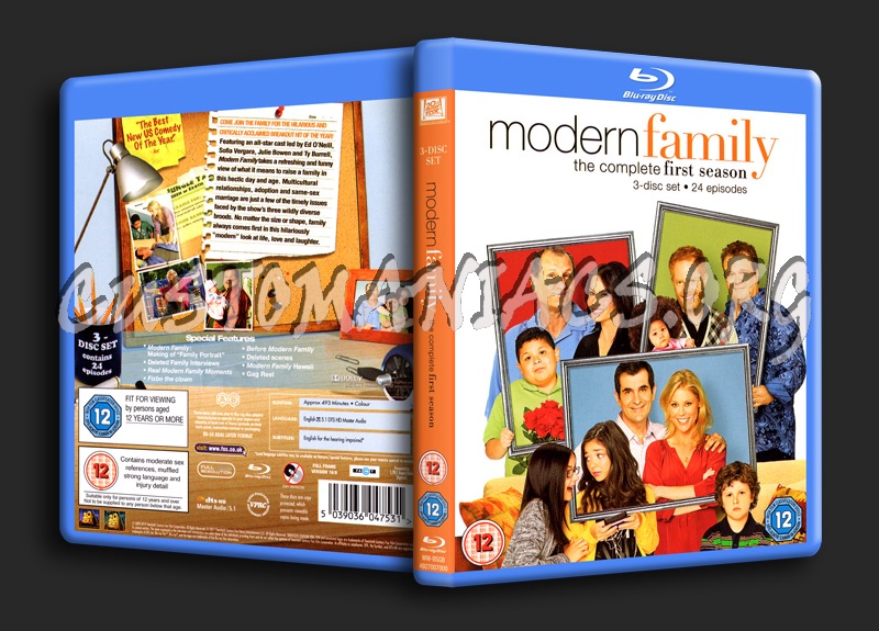 Modern Family Season 1 blu-ray cover