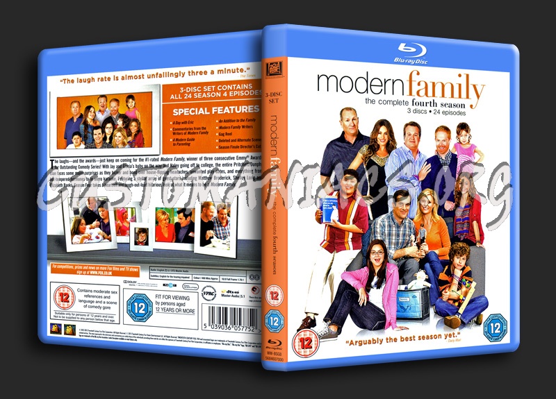 Modern Family Season 4 blu-ray cover