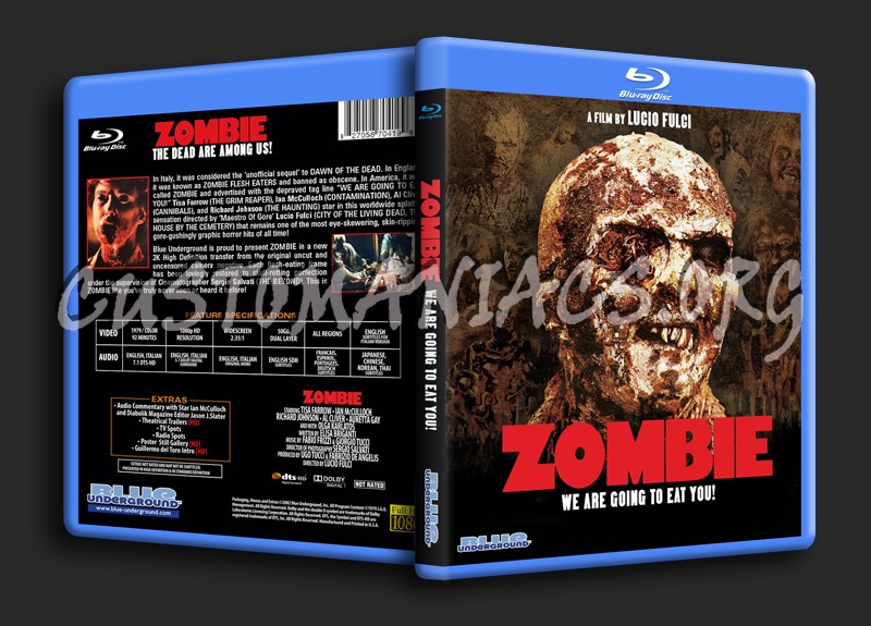 Zombie blu-ray cover