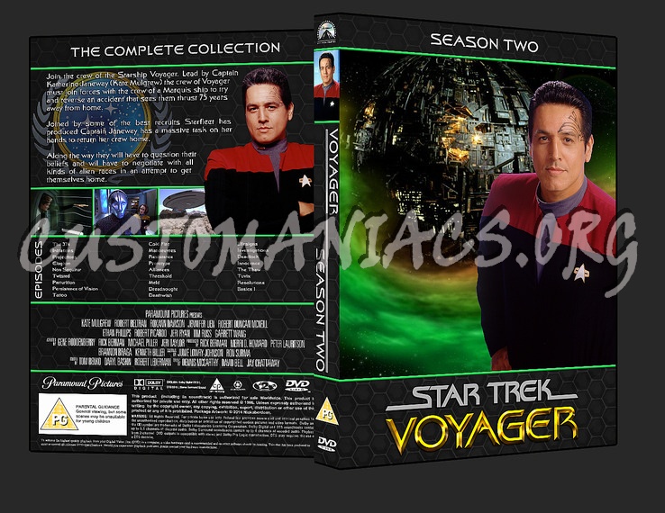 Star Trek Voyager: Season 2 dvd cover