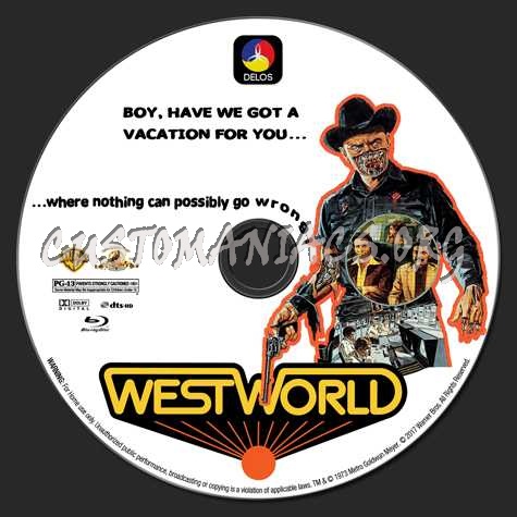 Westworld (1973) blu-ray label