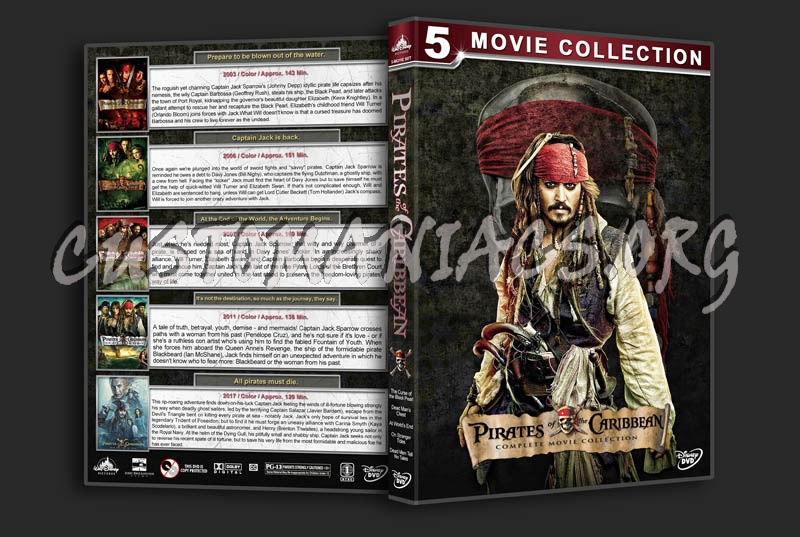 Pirates Of The Caribbean Dvd Collection