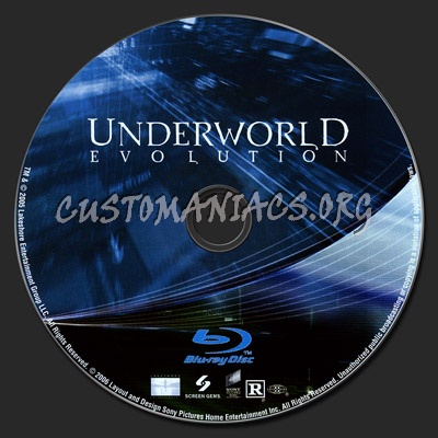 Underworld Evolution blu-ray label