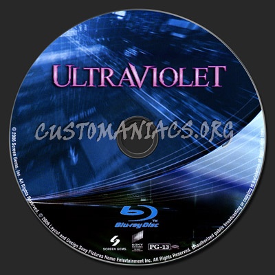 Ultraviolet blu-ray label