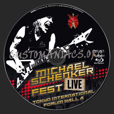 Michael Schenker Fest Live (2017) blu-ray label