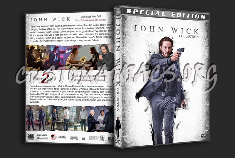 John Wick Collection dvd cover