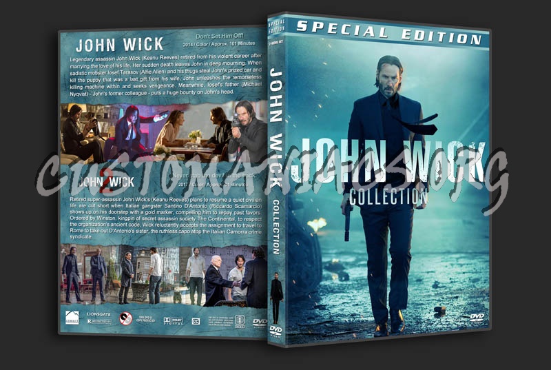 John Wick Collection dvd cover