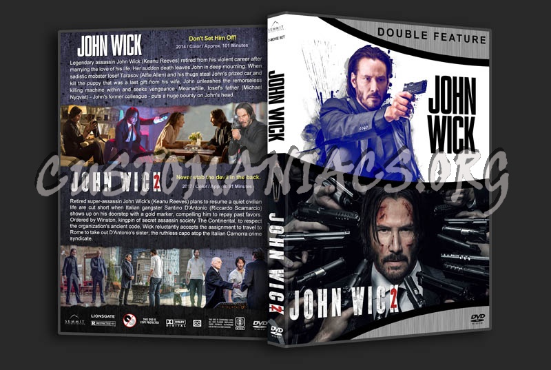 John Wick Double Feature dvd cover