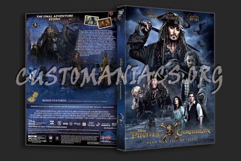 Pirates Of The Caribbean: Dead Men Tell No Tales dvd cover