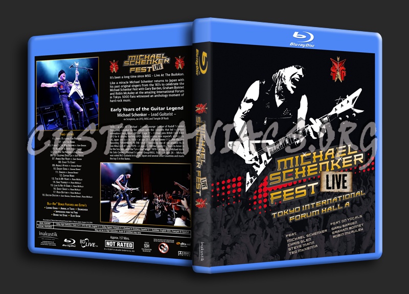 Michael Schenker Fest Live (2017) blu-ray cover