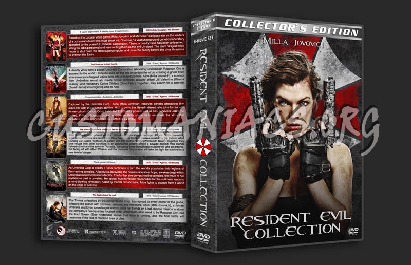 Resident Evil Collection dvd cover