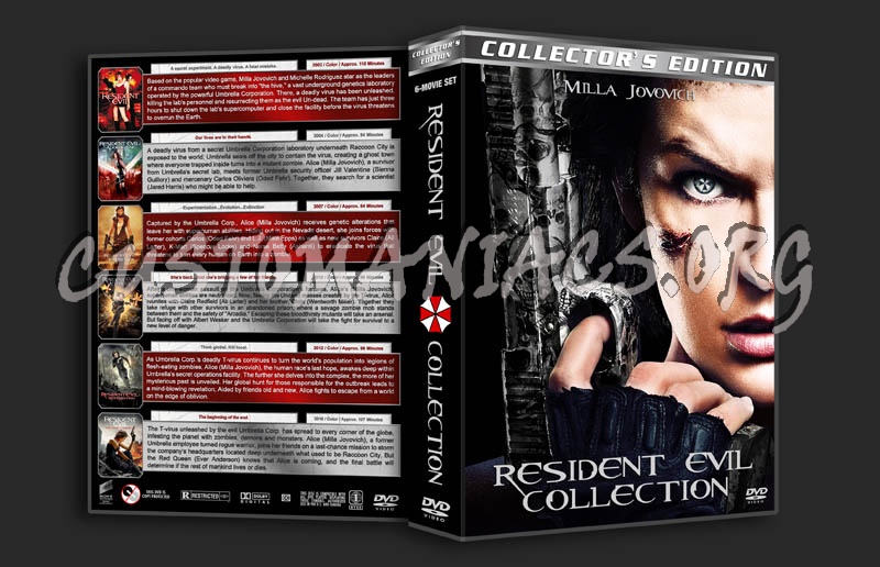 Resident Evil Collection dvd cover