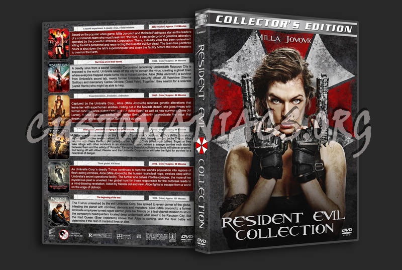 Resident Evil Collection dvd cover