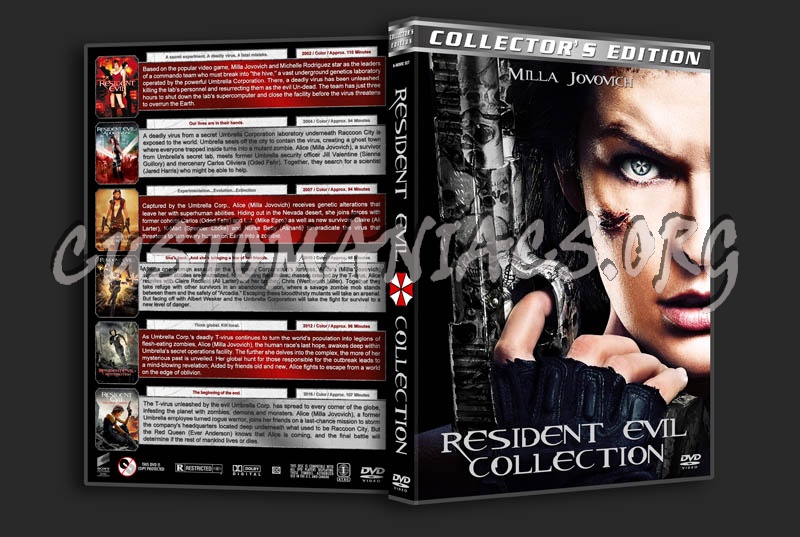 Resident Evil Collection dvd cover