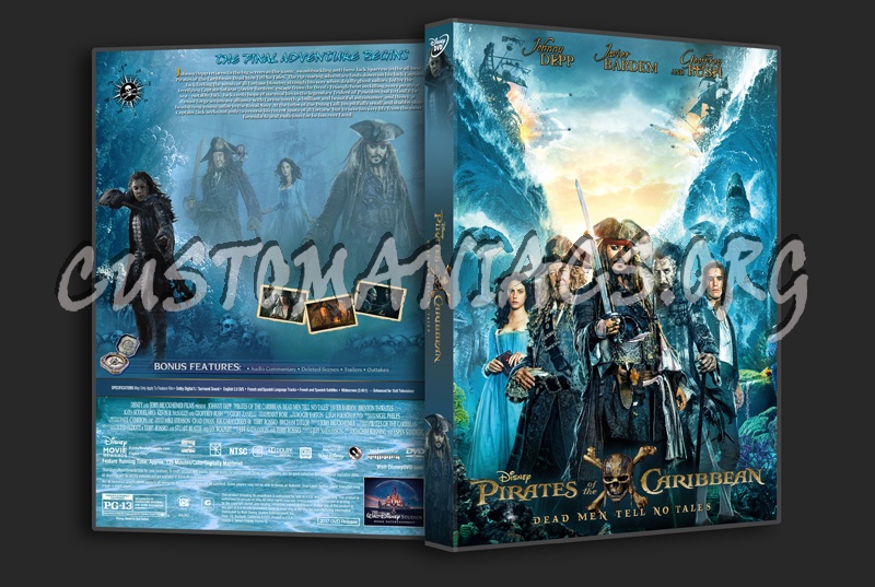 Pirates Of The Caribbean: Dead Men Tell No Tales dvd cover