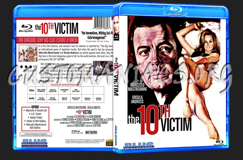 The 10th Victim blu-ray cover