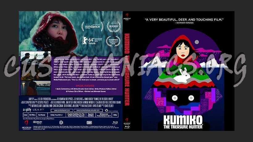 Kumiko The Treasure Hunter blu-ray cover