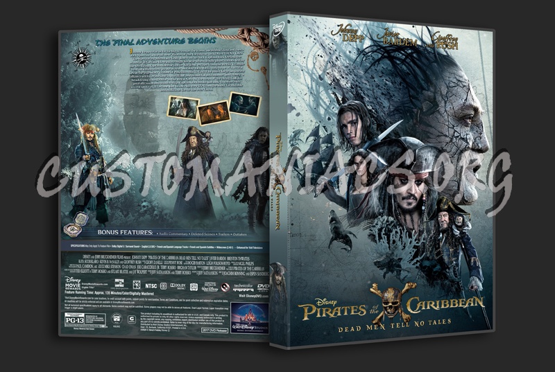 Pirates Of The Caribbean: Dead Men Tell No Tales dvd cover