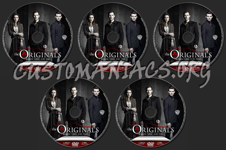 The Originals Season 3 dvd label