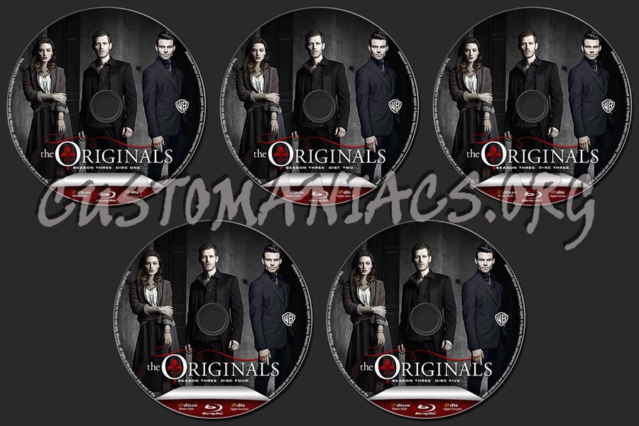 The Originals Season 3 blu-ray label